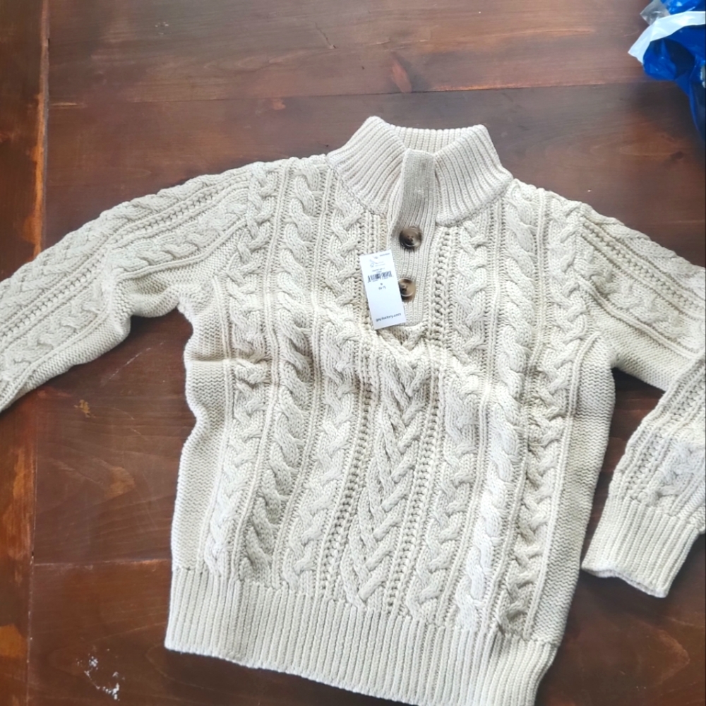 Boys henley sweater